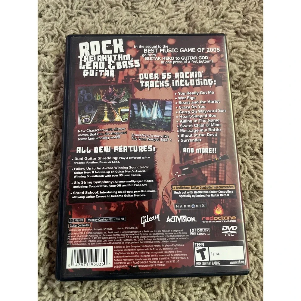 Guitar Hero II (Sony PlayStation 2, 2006)